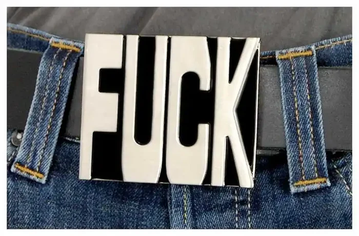 Gürtelschnalle – F*CK