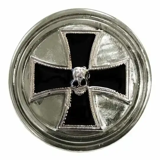 Gürtelschnalle – Iron Cross Skull