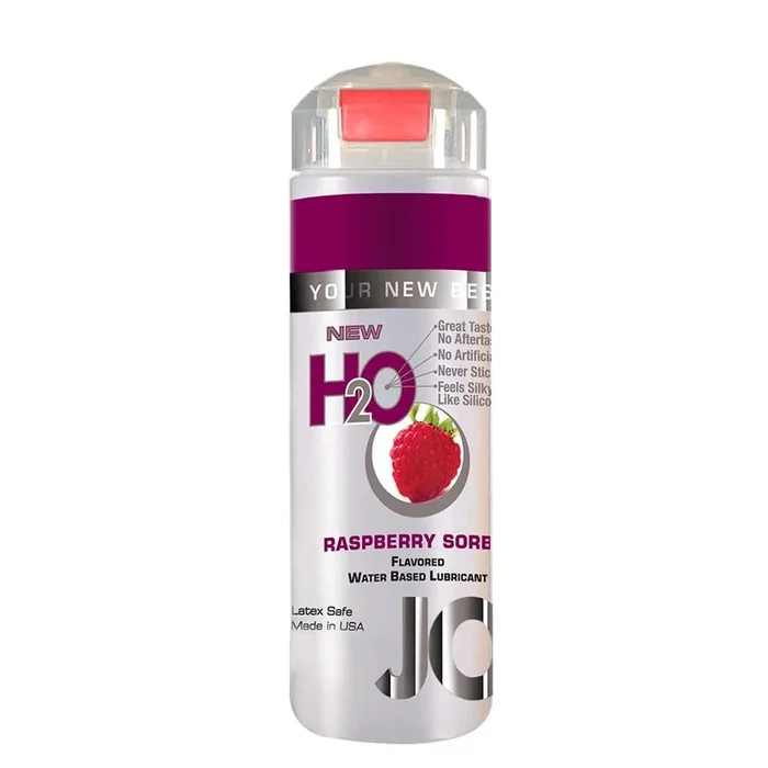 H2O Raspberry Sorbet Flavored Lubricant in 1oz/30ml