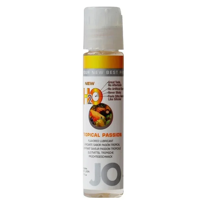 H2O Tropical Passion Flavored Lubricant in 1oz/30ml