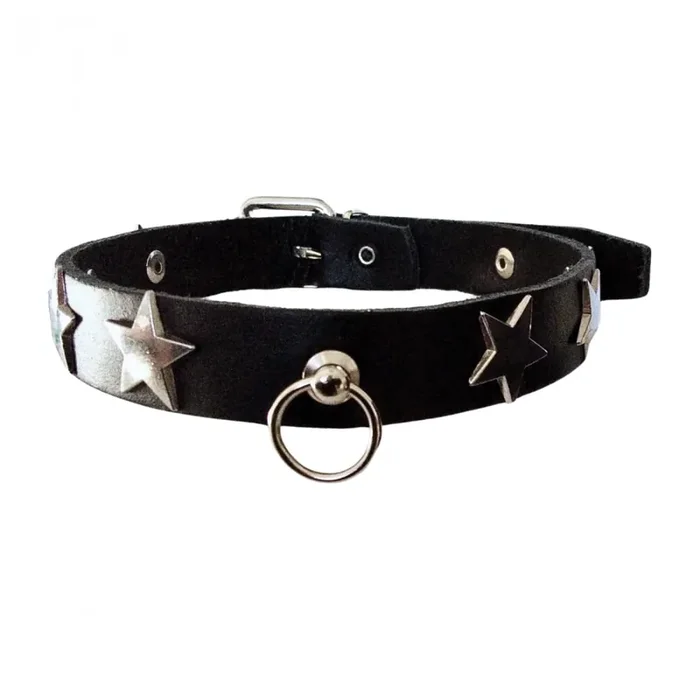 Halsband Choker Sternnieten & O-Ring