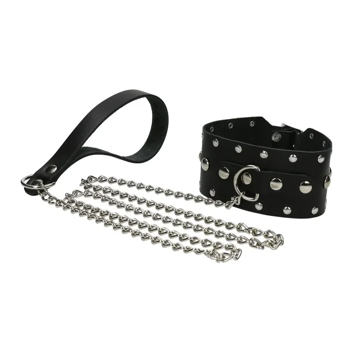 Halsband mit Führungsleine – Slave Collar