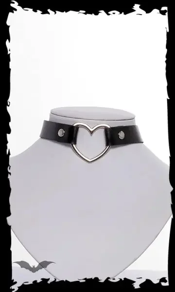 Halsband mit großem Herz
