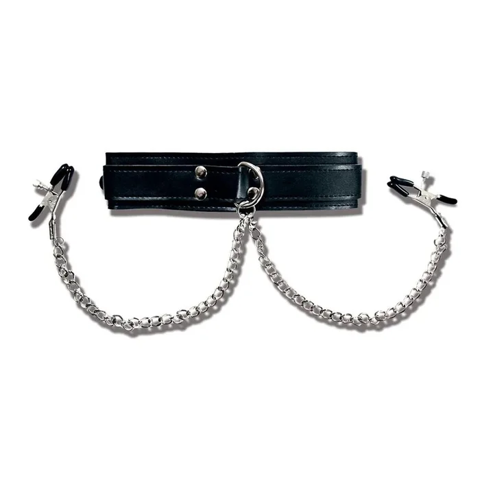 Halsband mit Nippelklammern
