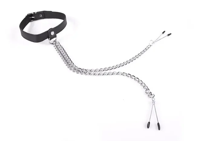 Halsband mit Nippelpincher