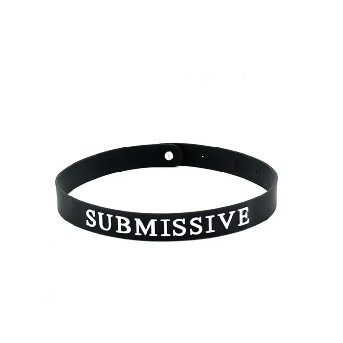 Halsband ‘Submissive‘ Silikon