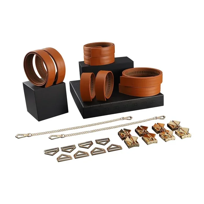 Hand- und Fußfesseln-Set LOCKINK, Braun