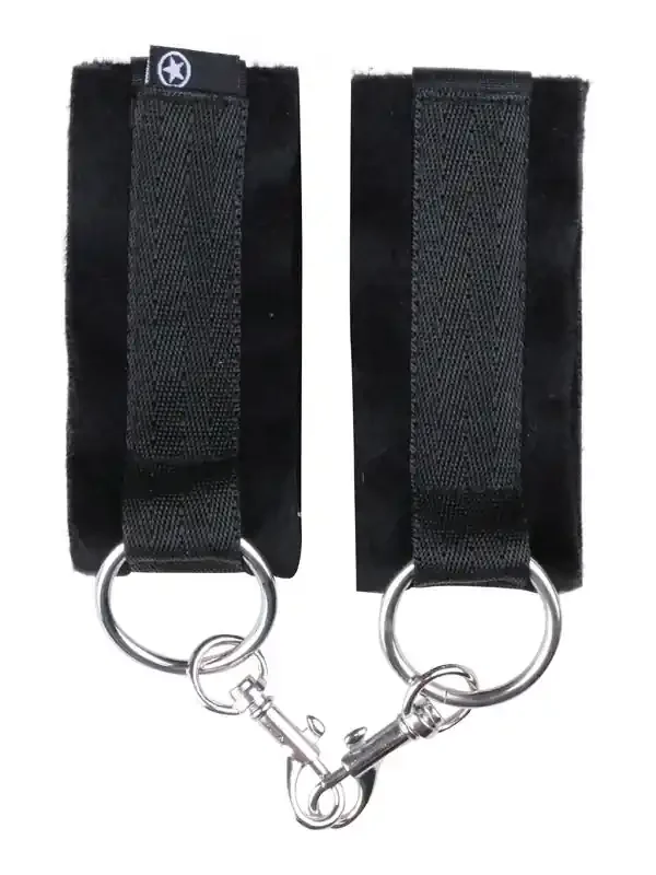 Handschellen mit Klettverschluss – Schwarz