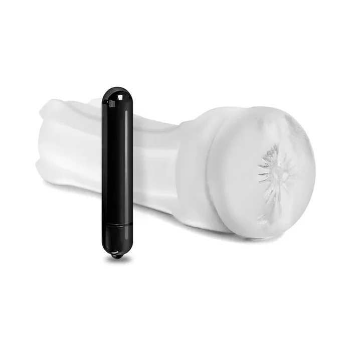 Happy Ending Vibrating, Self-lubricating Shower Stroker – Ass