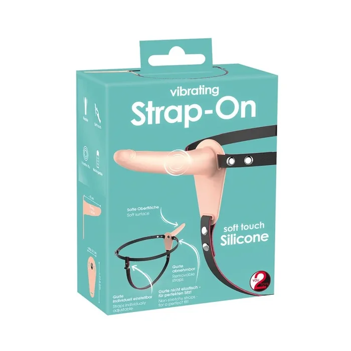 Harness mit Vibro-Strap-On – Umschnallvibrator