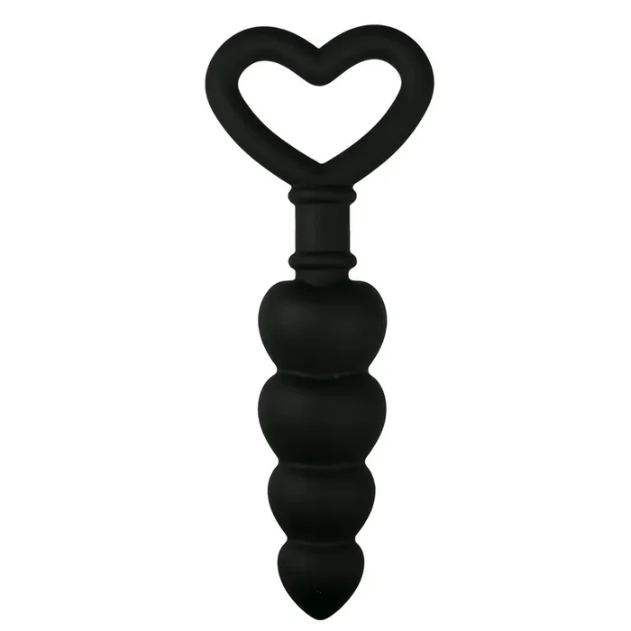 Hartvormige Buttplug – Zwart