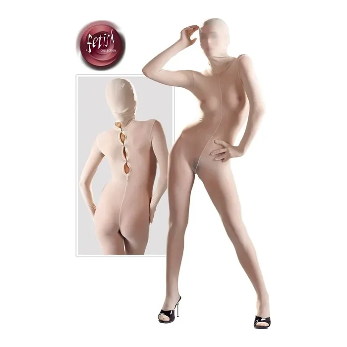 Hautfarbener Bodysuit S-L