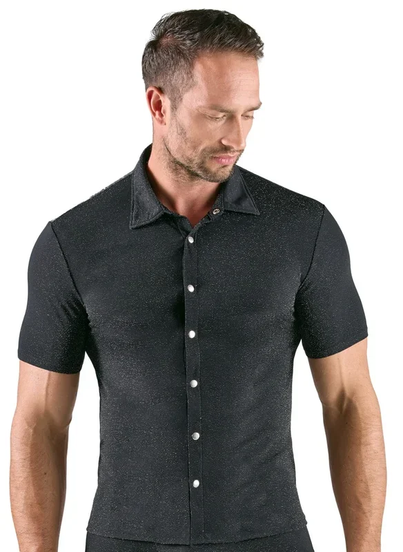 Hemd im schillernden Lurex-Look Svenjoyment