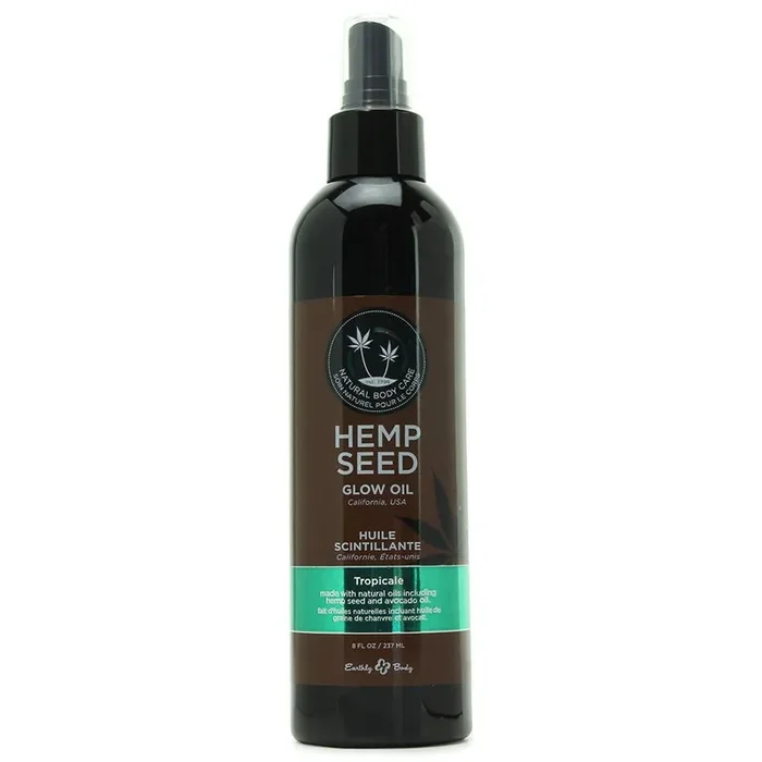 Hemp Seed Glow Oil Skin Spray 8oz/237mL in Tropicale