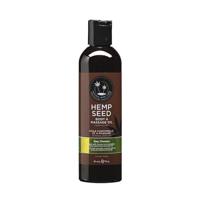 Hemp Seed Massage & Body Oil 2oz/60mL in Nag Champa