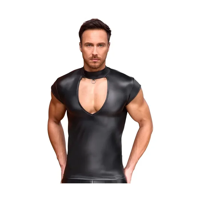 Herren – NEK – Mattlook V-Ring – Oberteil Shirt – Größe – S