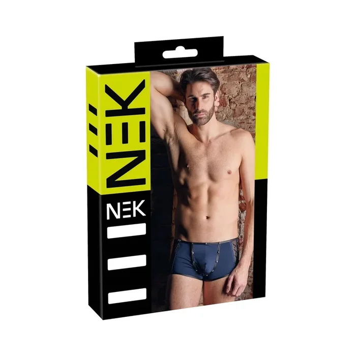Herren Pants aus Mikrofaser & Mattlook – Blau/Schwarz – Größe S