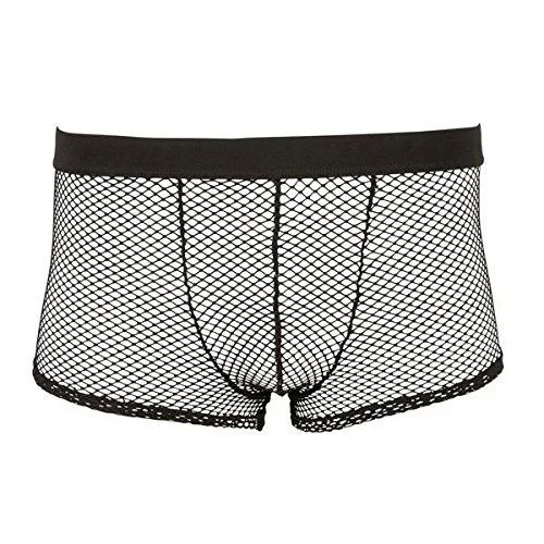 Herren Pants Netz schwarz M