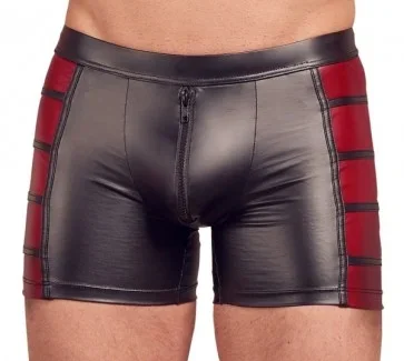 Herren Pants schwarz/rot L