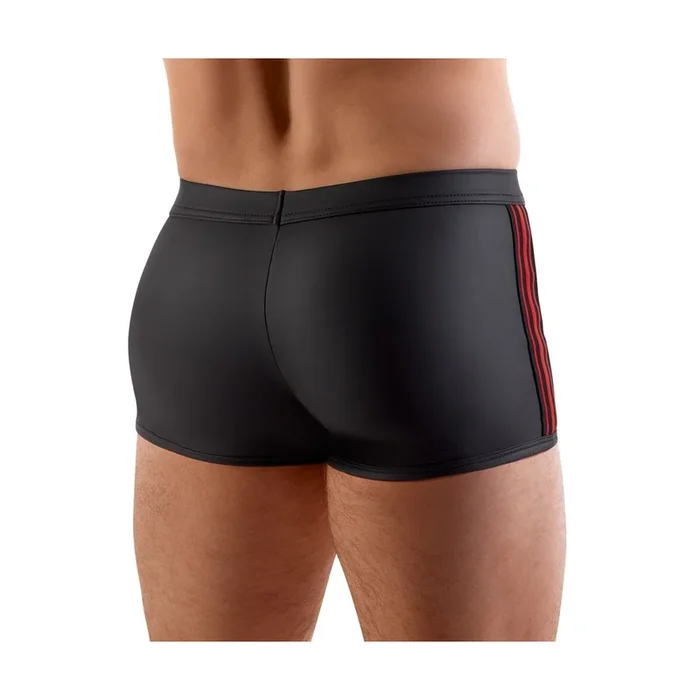 Herren Pants »Showmaster & Swellfunktion« – Schwarz/Rot – Größe – L