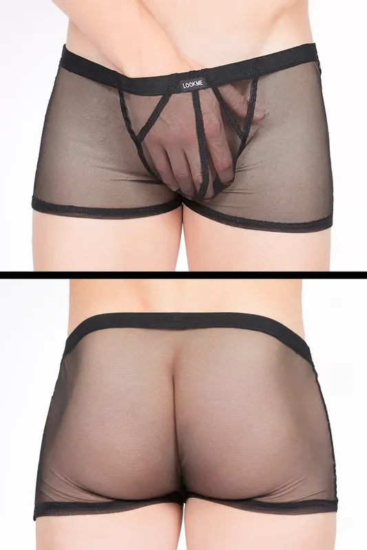 Herrenshorts in Netzoptik