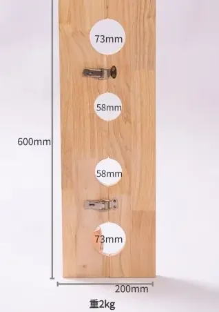Holzfesseln mit 4 Öffnungen