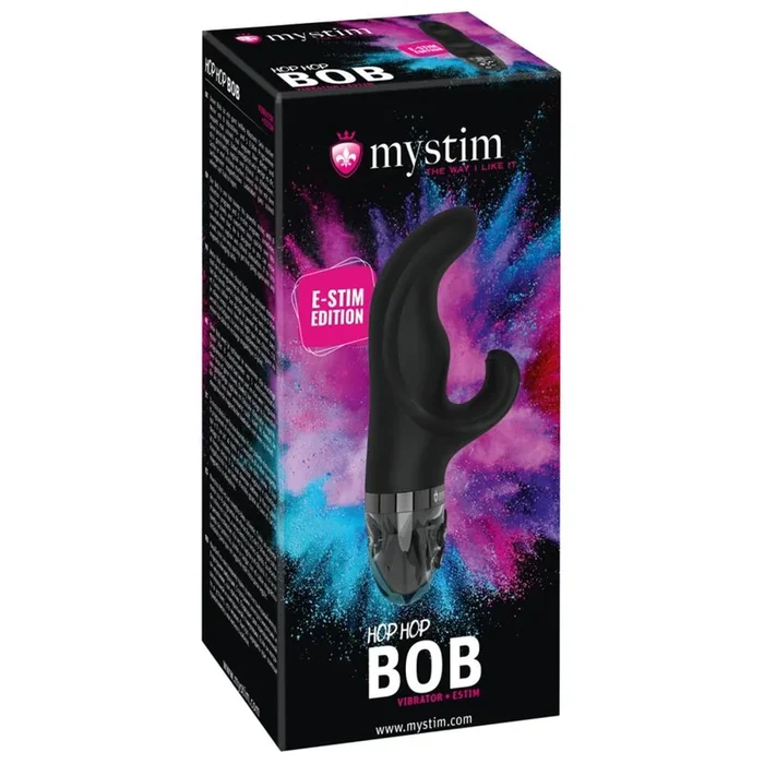 Hop Hop Bob e-Stim Vibrator black