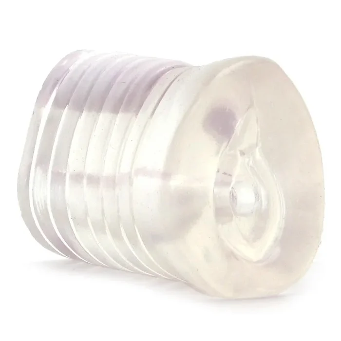 Hung Motor Stroker Vibrating Masturbator in Clear