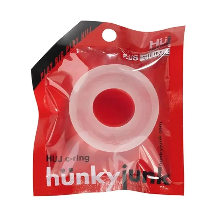 hunky junk HUJ Silicone Blend Ring – Opaque/Clear