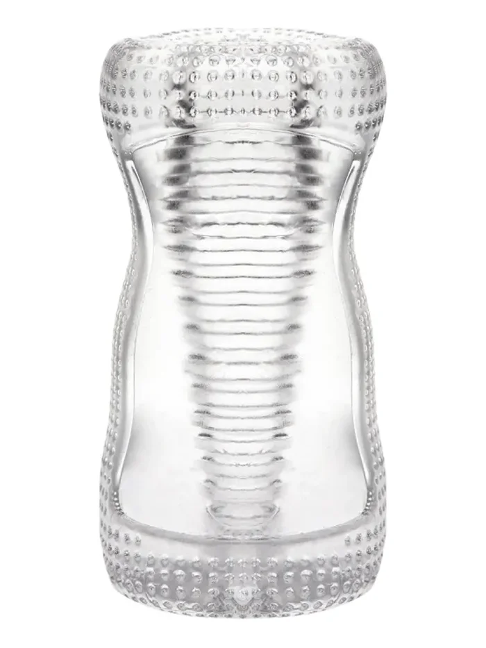 Ice Girl – Transparenter Rillen-Masturbator