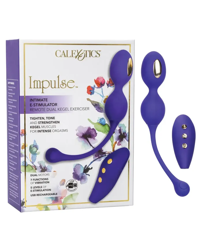 Impulse Intimate Estim Remote Dual Kegel Exerciser – Blue
