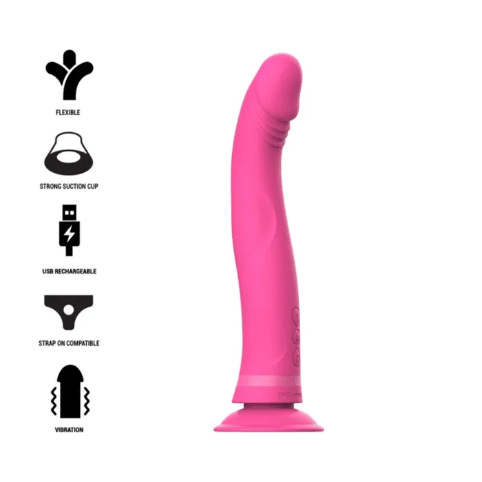 Intense – Michelangelo Rosa Silikon-Vibrator-Dildo