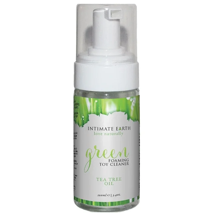 Intimate Earth Green Foaming Toy Cleanser with Tea Tree