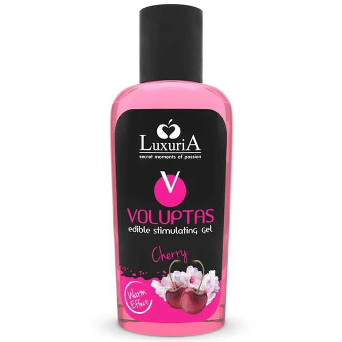 Intimateline Luxuria – Voluptas Essbares Massagegel mit Wrmendem Effekt – Kirsch 100 ML