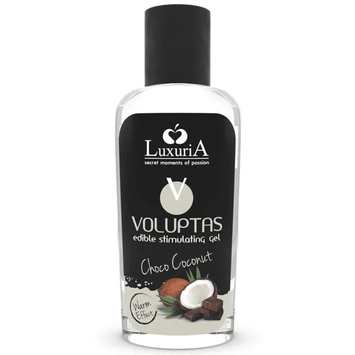 Intimateline Luxuria – Voluptas Essbares Massagegel mit Wrmendem Effekt – Kokosnuss und Creme 100 ML
