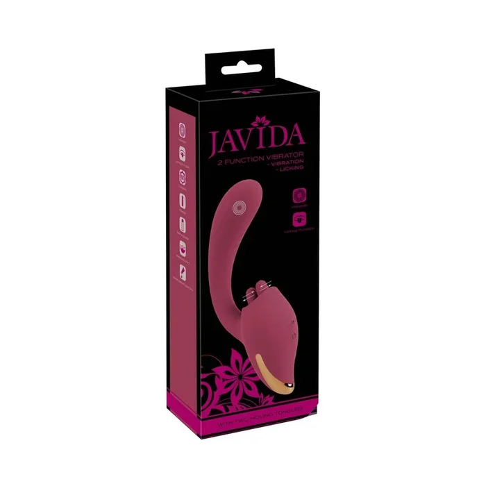 Javida 2 Function Vibrator & Licking “ Lila“