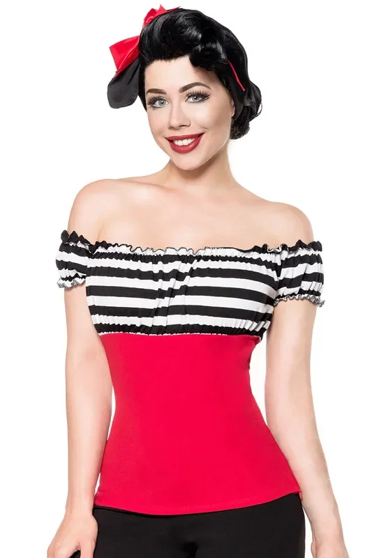 Jersey Top – gestreift