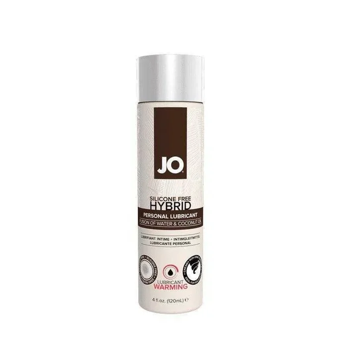 JO Silicone Free Hybrid Lubricant WARMING 4 oz (120 ml) – Coconut and Water Based