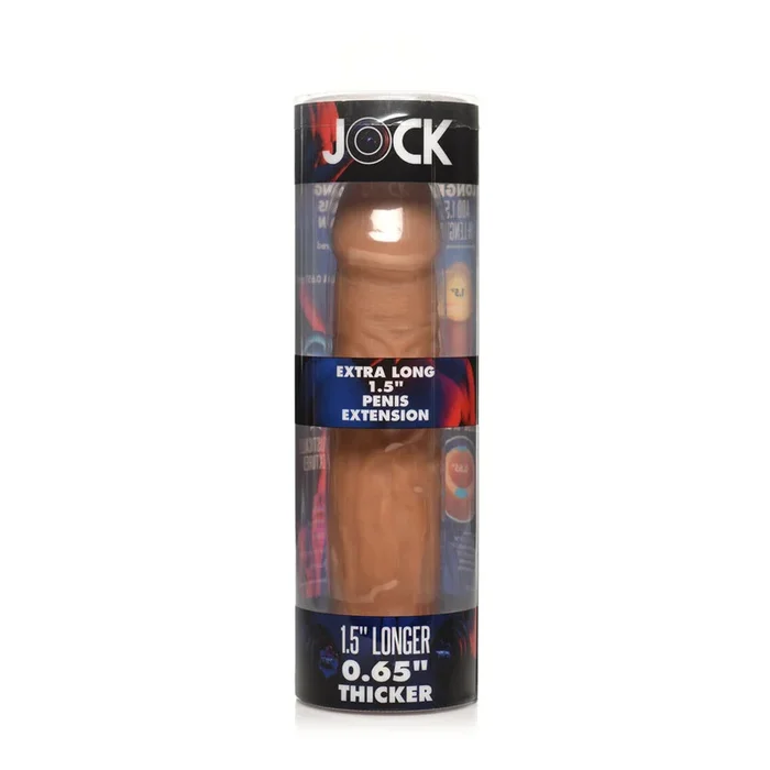 Jock Extra Long 1.5″ Penis Extension Sleeve Medium