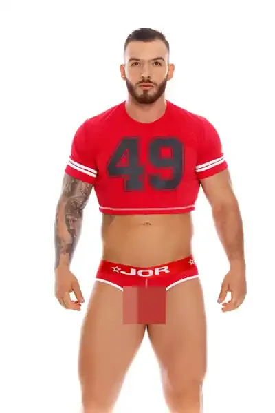 JOR Crop Top ‘49‘ rot