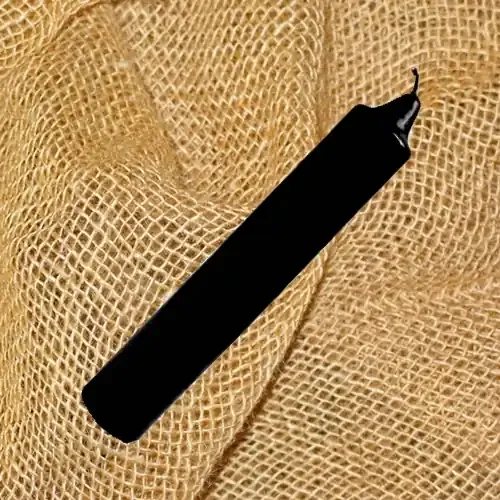 Kerze Schwarz – 20cm