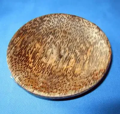 Kerzenständer Palmenholz einfach