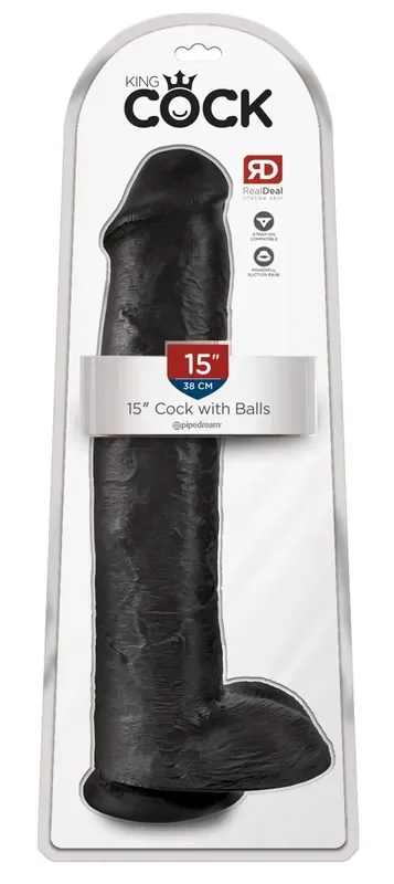 King Cock 15 Cock w Balls