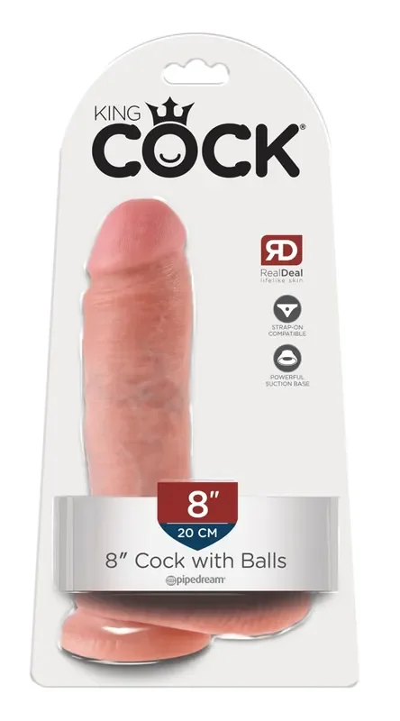 King Cock 8 Cock w balls