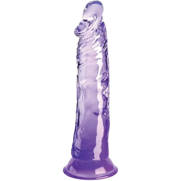 King Cock – Clear Realistischer Penis 19.7 CM Lila
