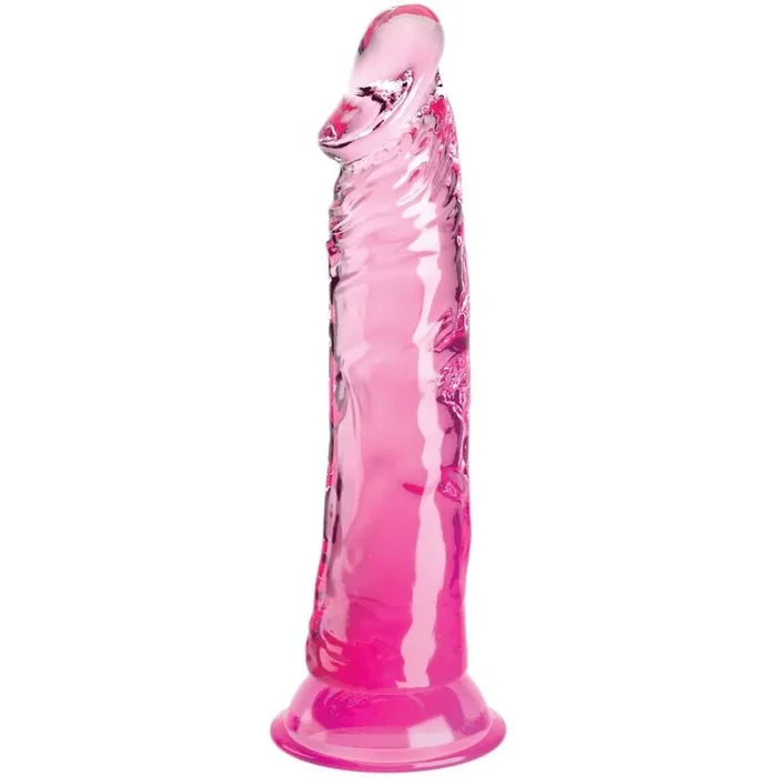 King Cock – Clear Realistischer Penis 19.7 CM Rosa