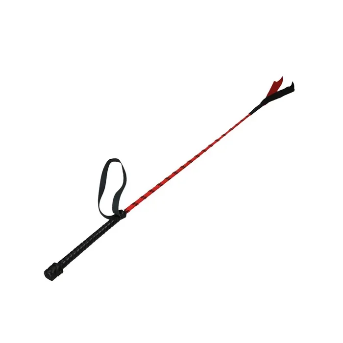 Klassische Gerte in Rot und Schwarz