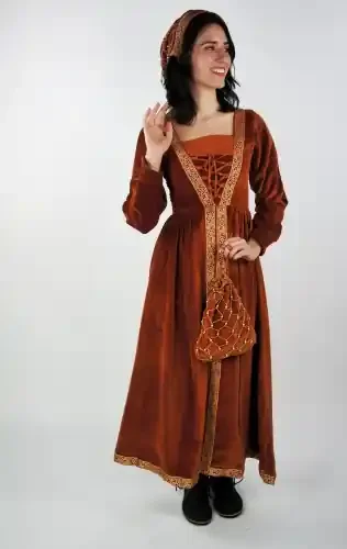 Kleid ‘Königin Katharina‘ (Farbe Grün, Grösse XL)