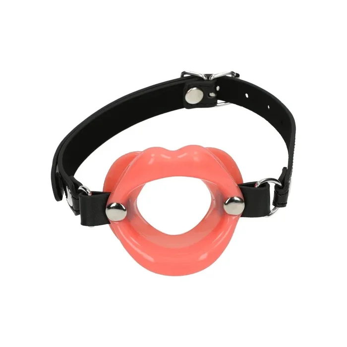 Knebel mit Silikonlippen – Rosa