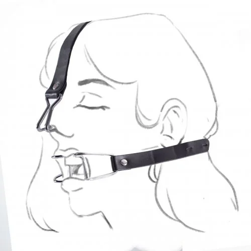 Knebelharness »Smile for me« mit Nosehook